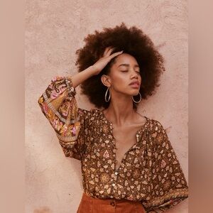 Spell And The Gypsy Madame Peacock Boho Blouse